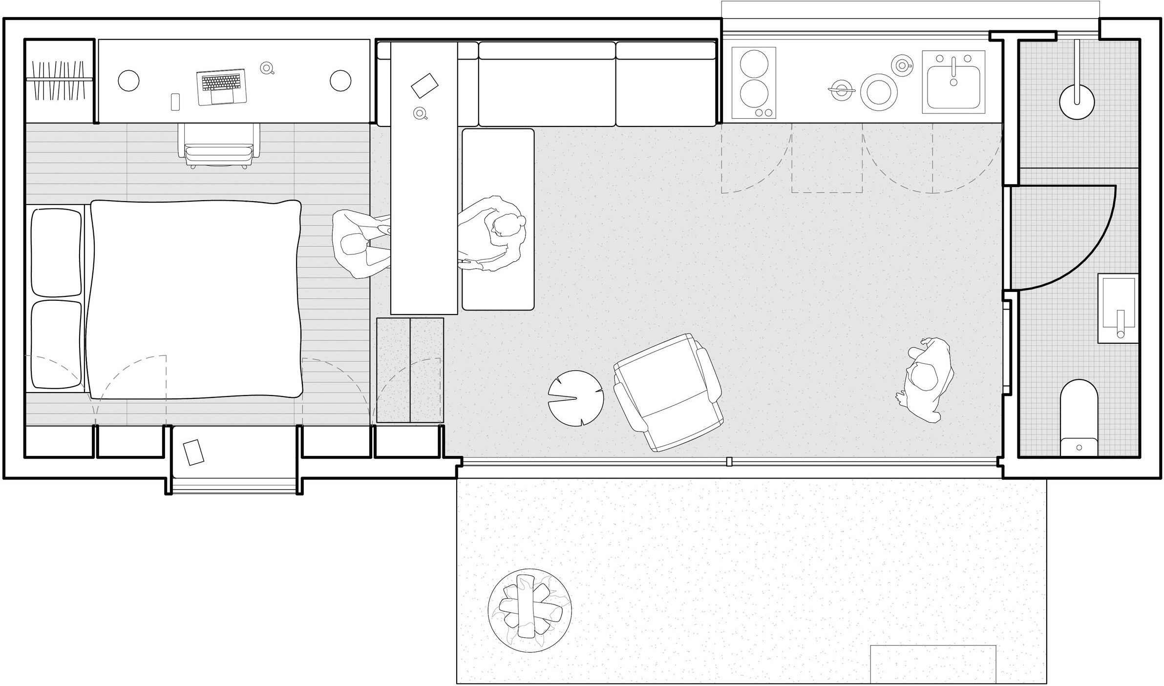 Anywhere Lab Cabins drawing