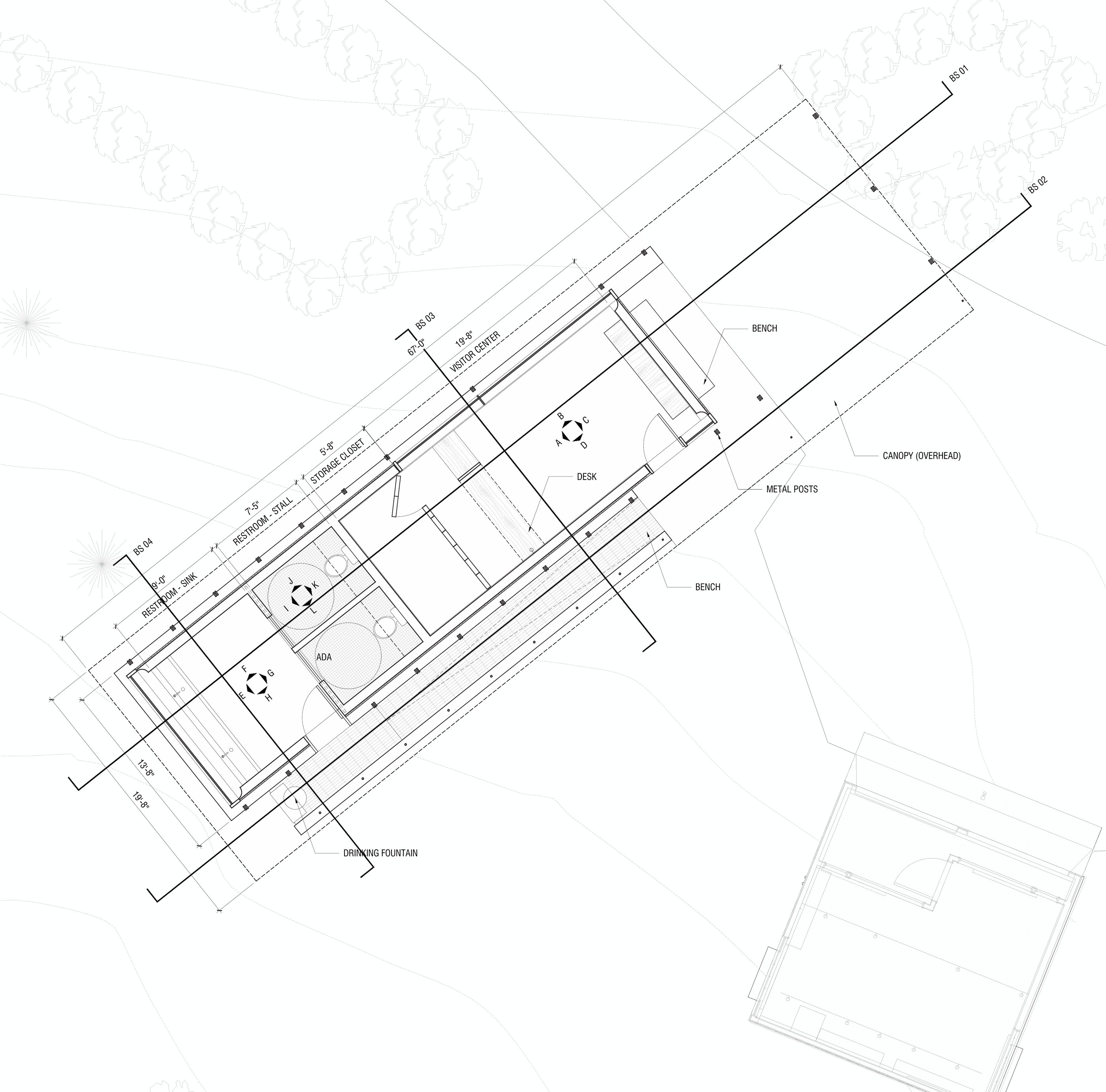 Bauhaus Bathroom drawing