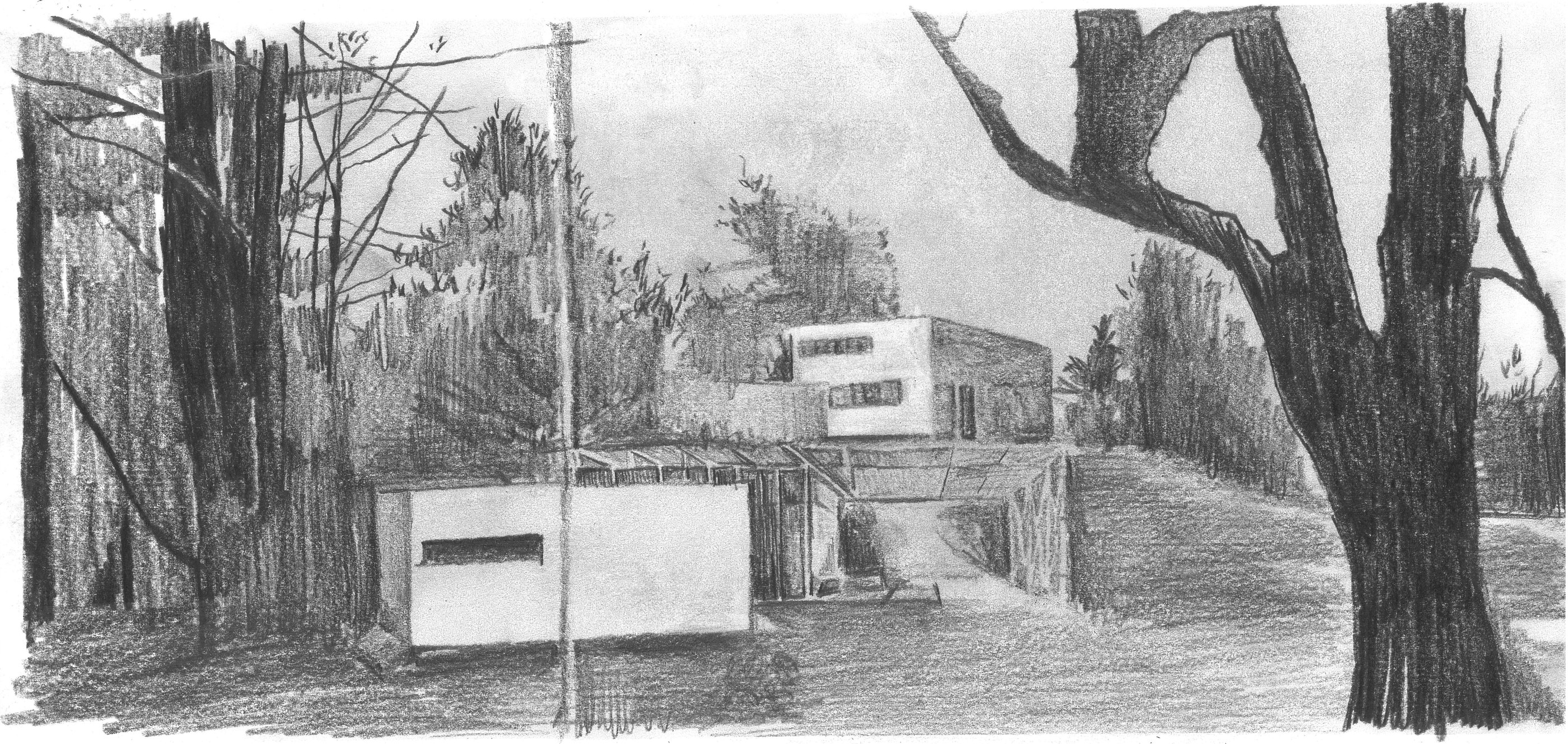 Bauhaus Bathroom drawing