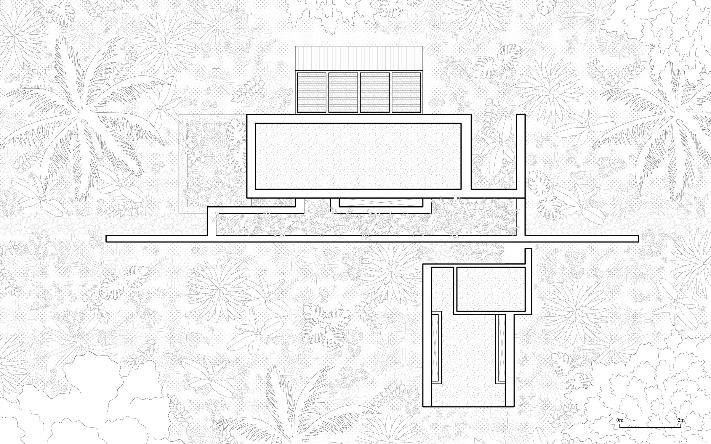 Hacienda Itzancab Hotel drawing