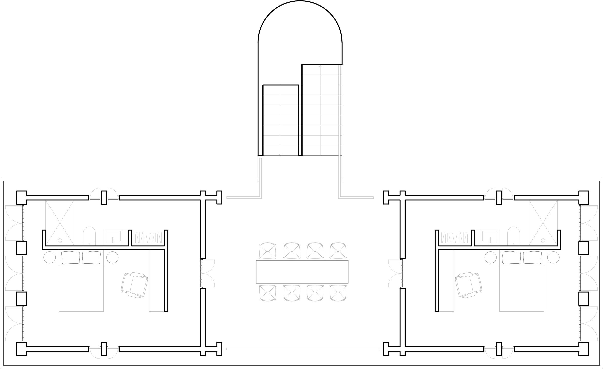 Hacienda Itzancab Hotel drawing